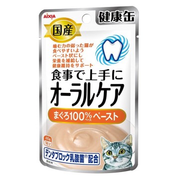 Aixia Wet Pouch Kenko Oral Care Tuna Paste 40g X 12 Aixia Wet Pouch Kenko Oral Care Tuna Paste 40g X 12